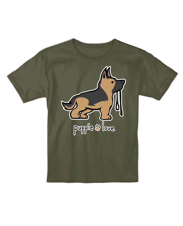 GERMAN SHEPHERD PUP, YOUTH SS PUPPIE LOVE