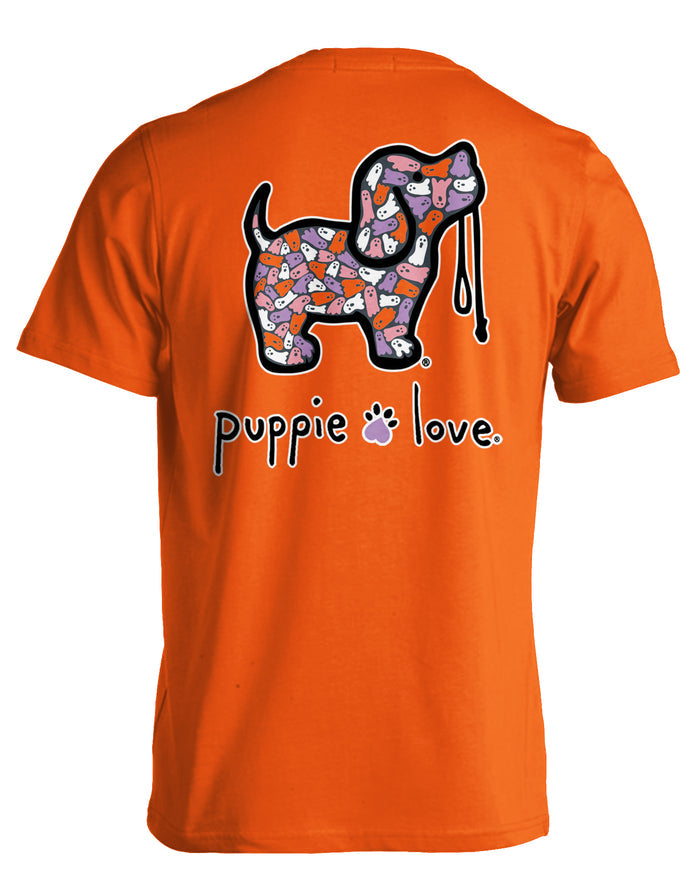 GHOST PATTERN PUP PUPPIE LOVE