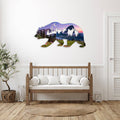 Limited Edition Glacier National Park Bear - Metal Wall Art - MetalPlex