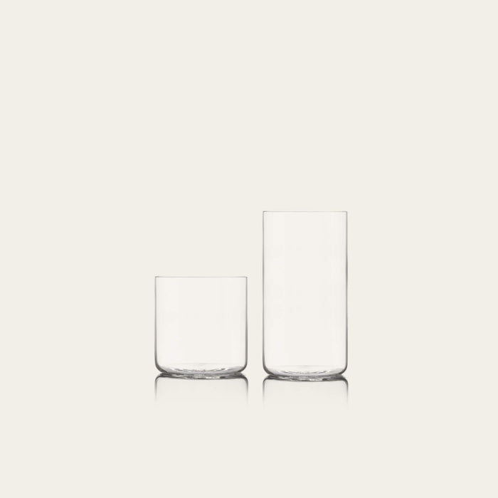 Glassware set pro bundles by Fable Home, shown in a clear finish. – #clear
