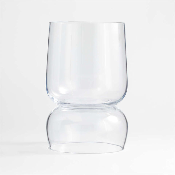 Glencoe Reversible Glass Hurricane Candle Holder 13"