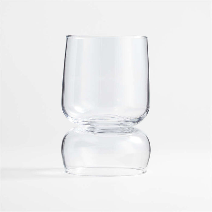 Glencoe Reversible Glass Hurricane Candle Holder 9"