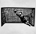 Goalkeeper Save Metal Wall Art Alternative