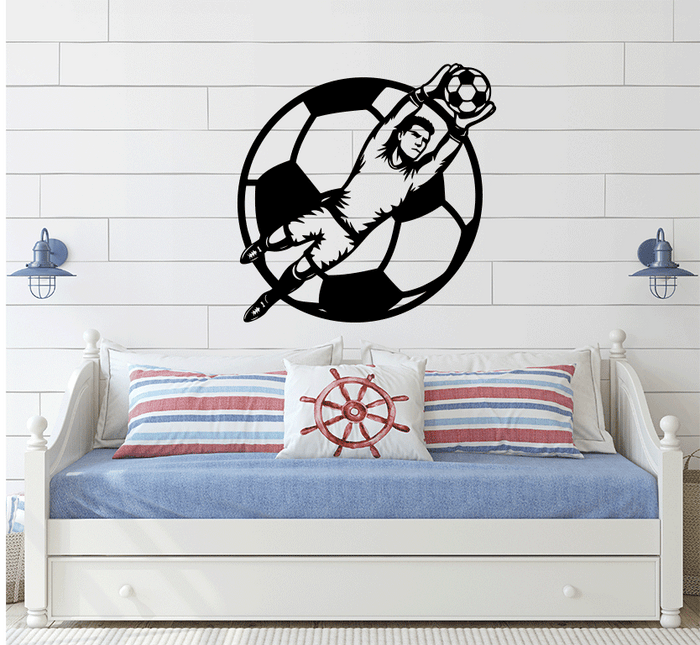 Goalkeeper Save Metal Wall Art