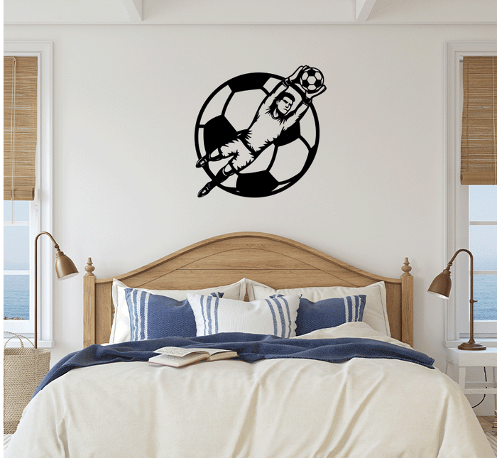 Goalkeeper Save Metal Wall Art