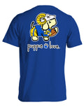 GOLD AND BLUE MASCOT PUP PUPPIE LOVE