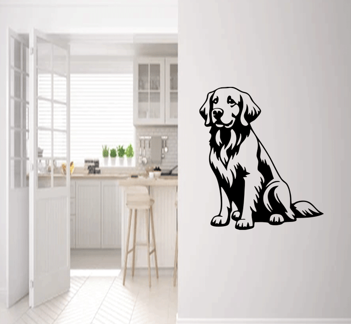 Golden Retriever- Metal Wall Art