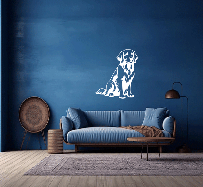 Golden Retriever- Metal Wall Art