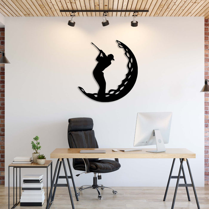 Golf Ball - Metal Wall Art - MetalPlex