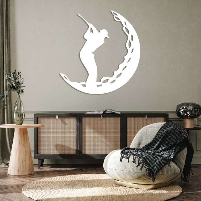 Golf Ball - Metal Wall Art - MetalPlex