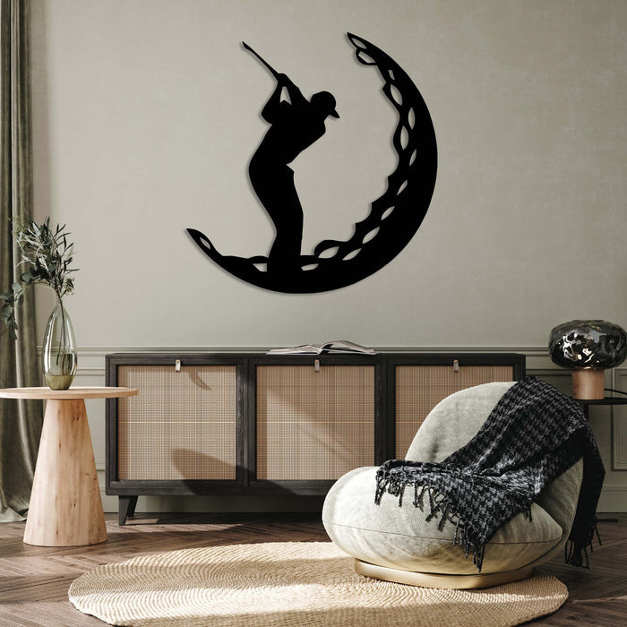 Golf Ball - Metal Wall Art - MetalPlex