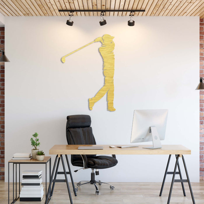Golf Swing - Metal Wall Art - MetalPlex