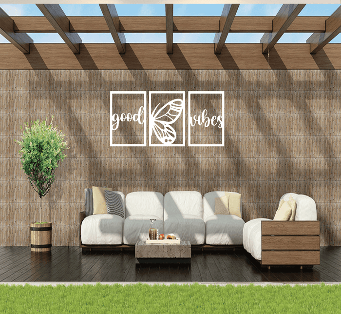 Good Vibes (3 Piece) - Metal Wall Art