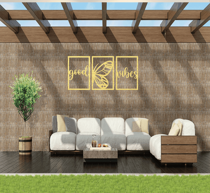 Good Vibes (3 Piece) - Metal Wall Art