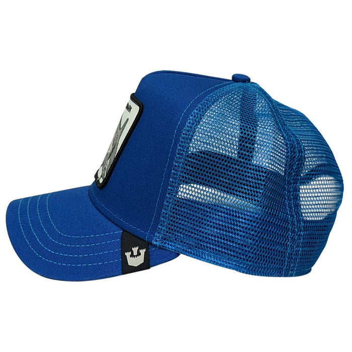 Goorin - The Shark Blue Snapback Baseball Cap - Side
