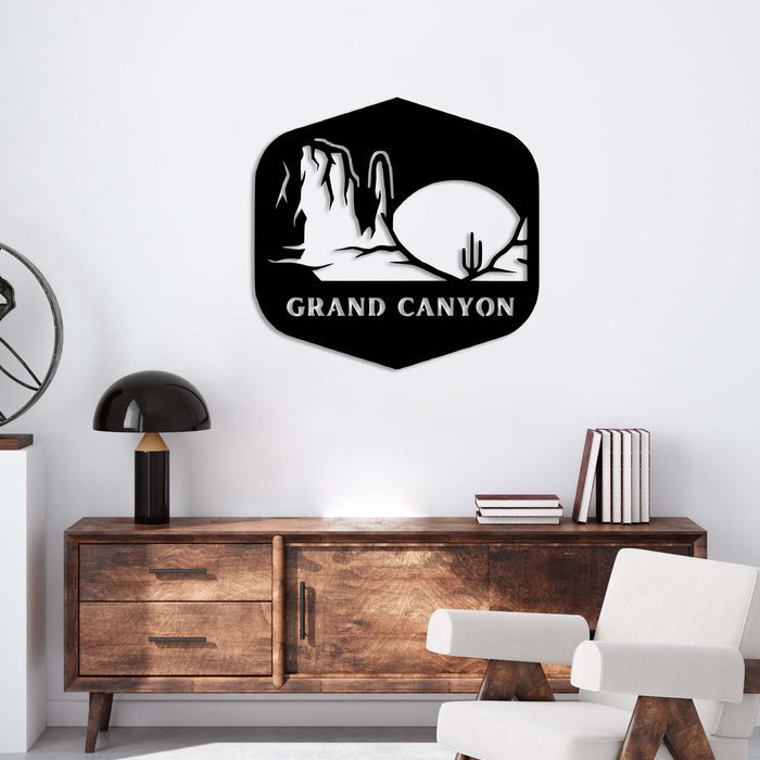 Grand Canyon Scenery - Metal Wall Art - MetalPlex
