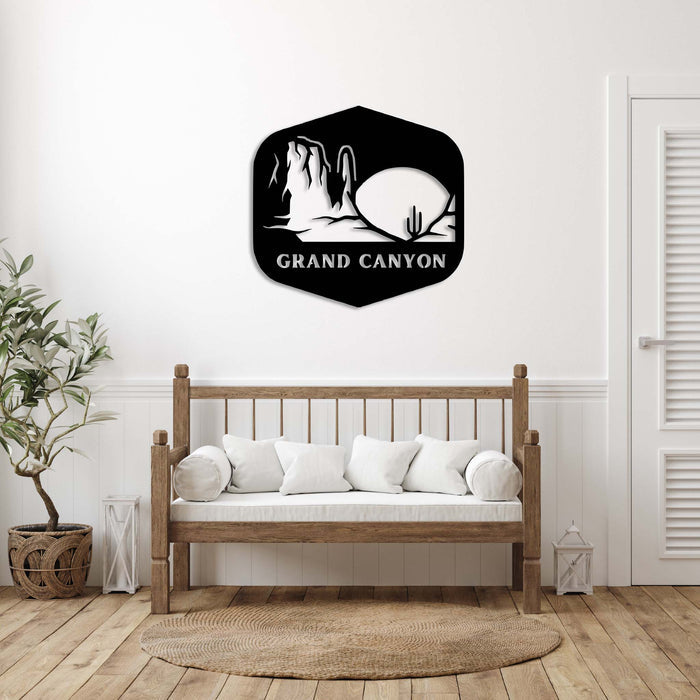 Grand Canyon Scenery - Metal Wall Art - MetalPlex