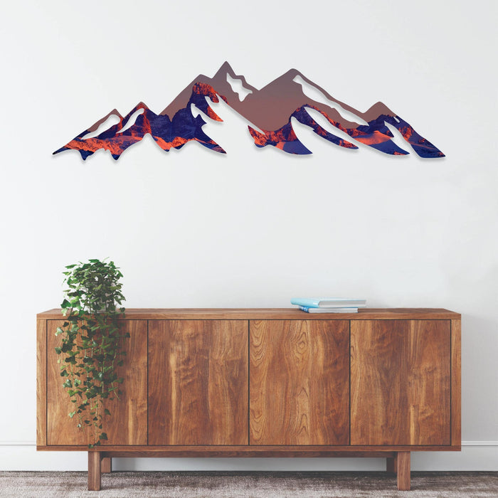 Grand Teton Sunset - Metal Wall Art - MetalPlex