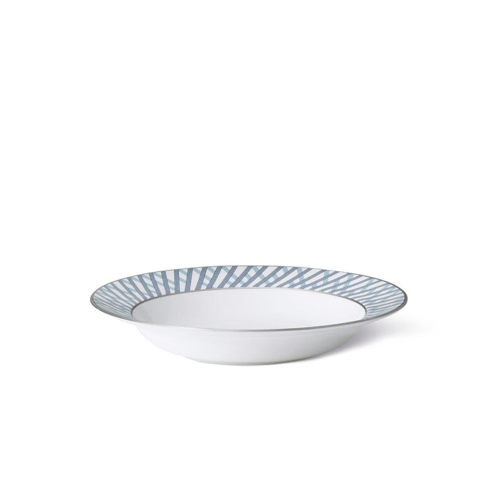 Graphic Blue Soup Plate