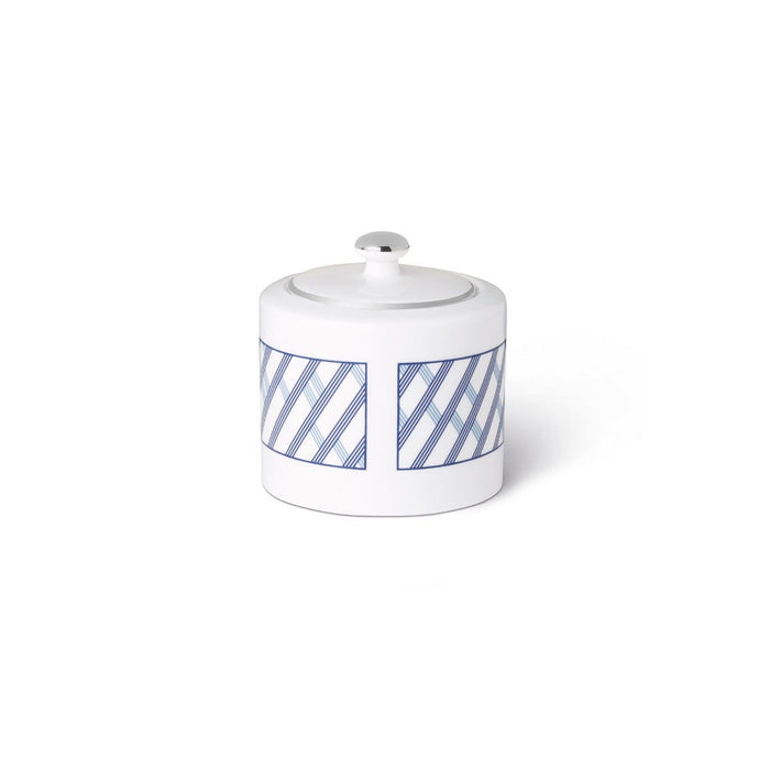 Graphic Blue Sugar Bowl