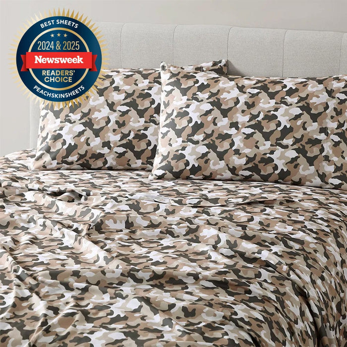 Graphite Gray Camouflage Sheet Set