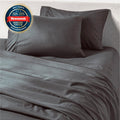 Graphite Gray Low Profile Sheet Set For 8"-12" Thin Mattresses