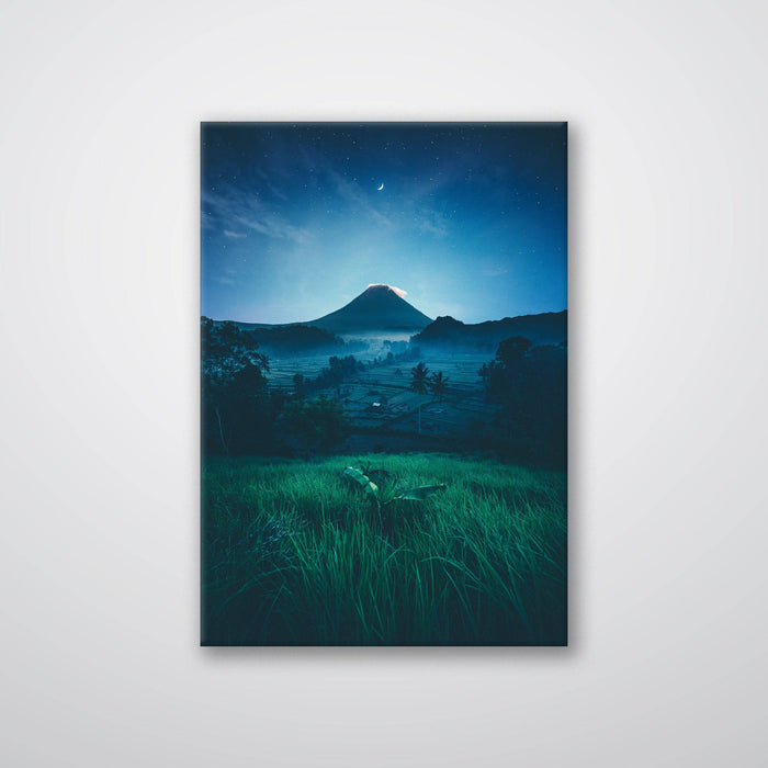 Grass Field Night - Print - MetalPlex