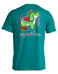 GREEN DINO PUP PUPPIE LOVE