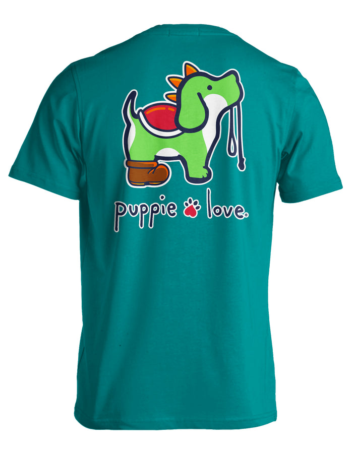 GREEN DINO PUP PUPPIE LOVE