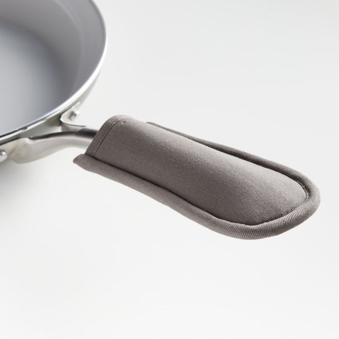 Grey and Blue Handle Covers, Set of 2