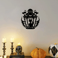 Halloween Cat Metal Wall Art