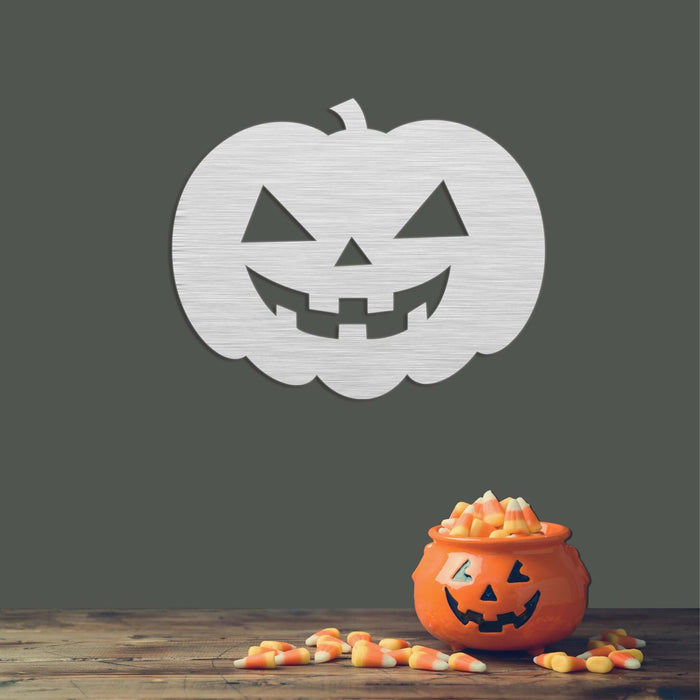 Halloween Pumpkin - Metal Wall Art - MetalPlex
