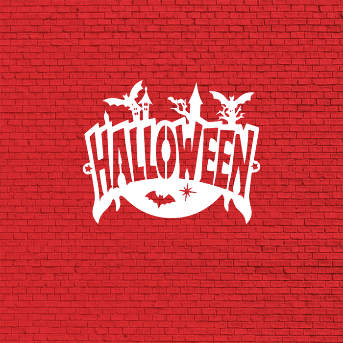 Halloween Sign Metal Wall Art