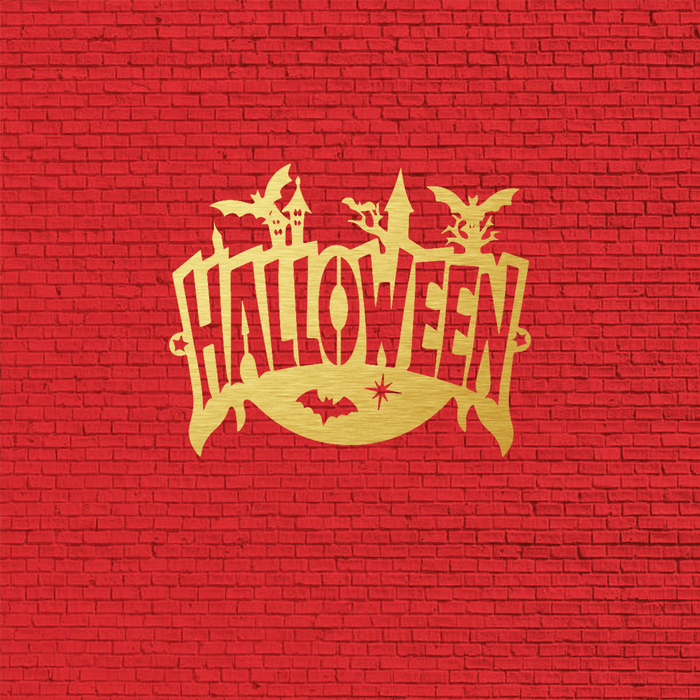 Halloween Sign Metal Wall Art