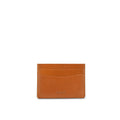 Hanover Slip Card Holder in Saddle Leather