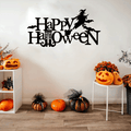 Happy Halloween Metal Wall Art