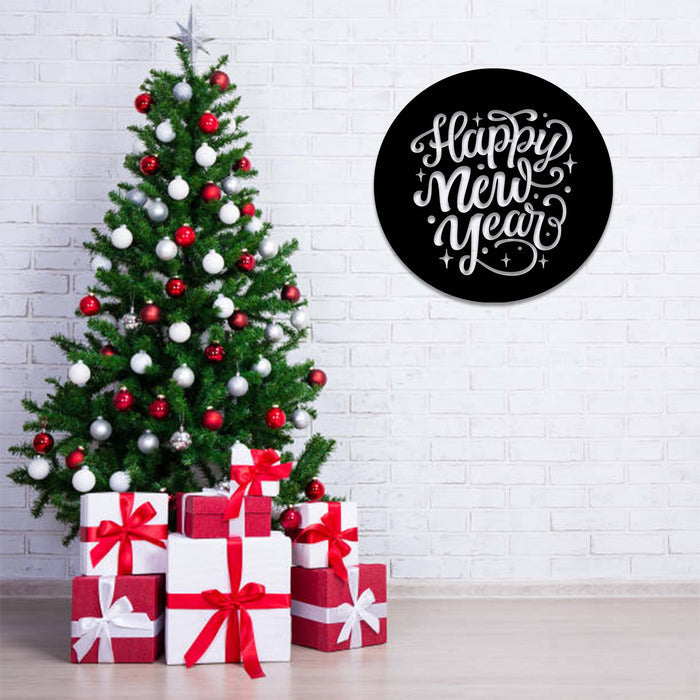 Happy New Year - Metal Wall Art - MetalPlex