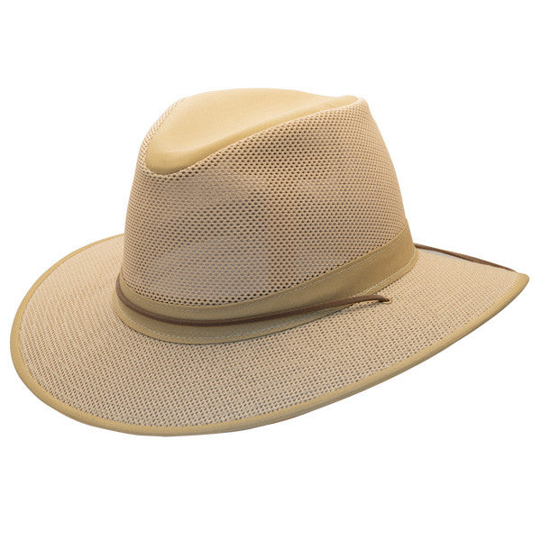 Henschel - Aussie Packable Breezer® Safari Sun Hat - Khaki #color_khaki