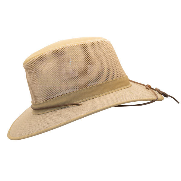Henschel - Aussie Packable Breezer® Safari Sun Hat - Khaki, Side