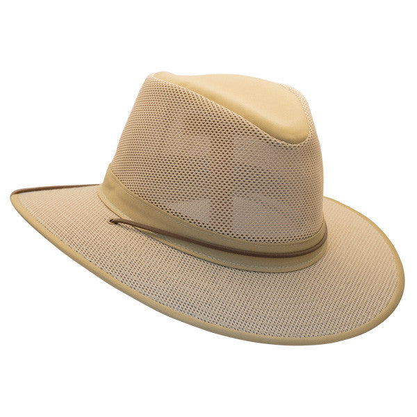 Henschel - Aussie Packable Breezer® Safari Sun Hat - Khaki, Opposite Side