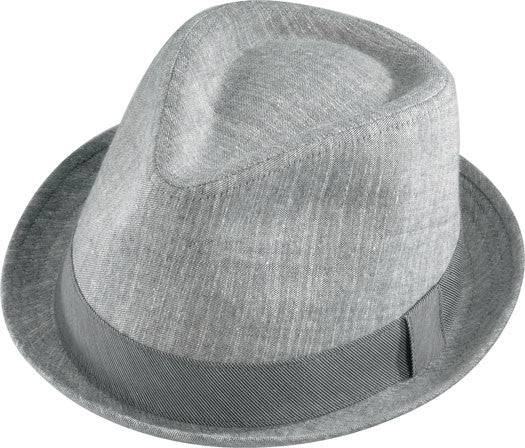 Henschel - Denim Stingy Brim Fedora Hat Denim