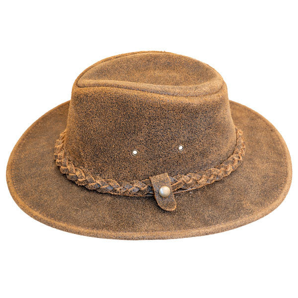 Henschel Outback Leather Hat - Side