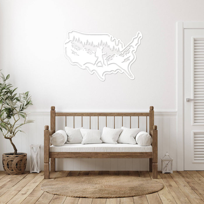 Hiking USA - Metal Wall Art - MetalPlex