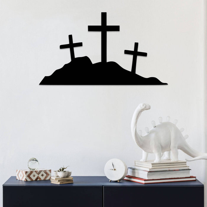 Hill of Crosses - Metal Wall Art - MetalPlex