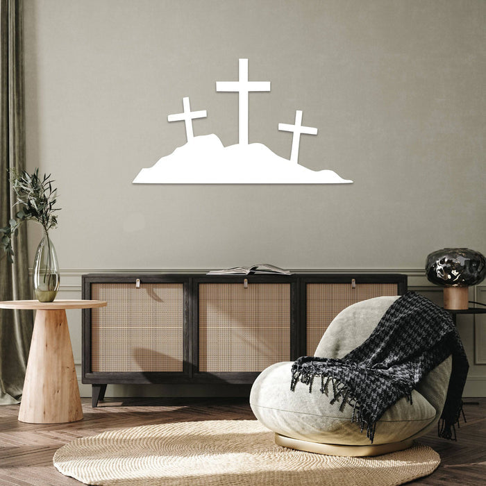 Hill of Crosses - Metal Wall Art - MetalPlex