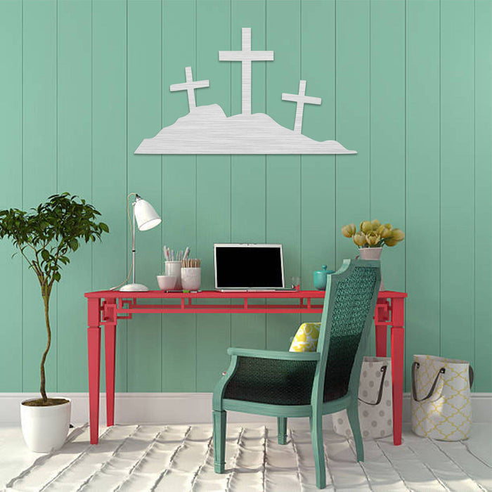Hill of Crosses - Metal Wall Art - MetalPlex