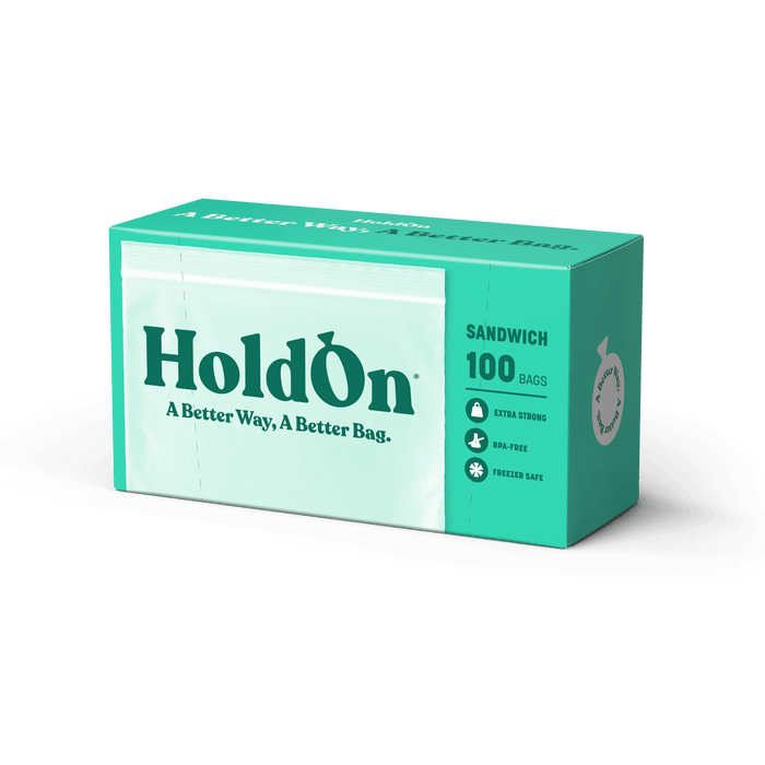 HoldOn Compostable Zipseal Sandwich Bags HoldOn