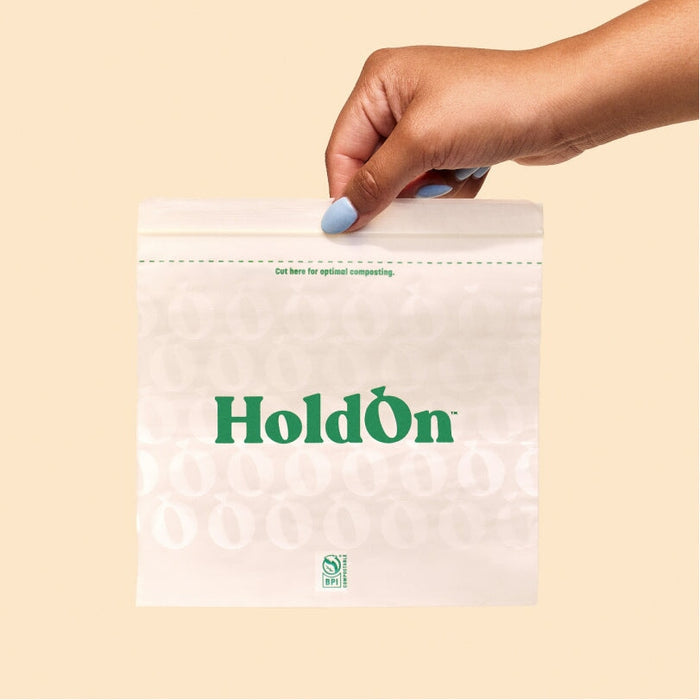 COMPOSTABLE ZIPSEAL SANDWICH BAGS HoldOn