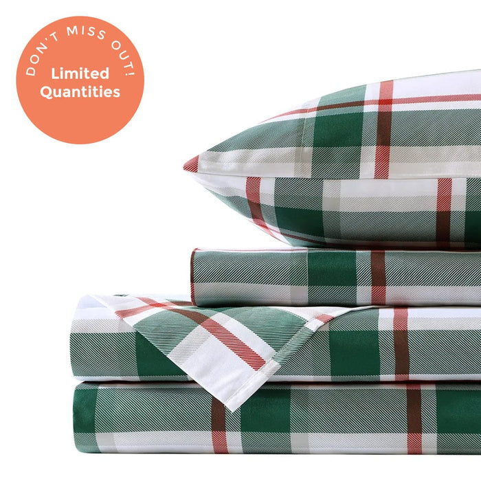 Holiday Plaid Sheet Set