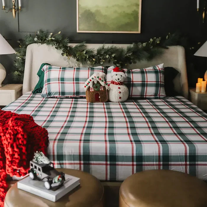 Holiday Plaid Sheet Set